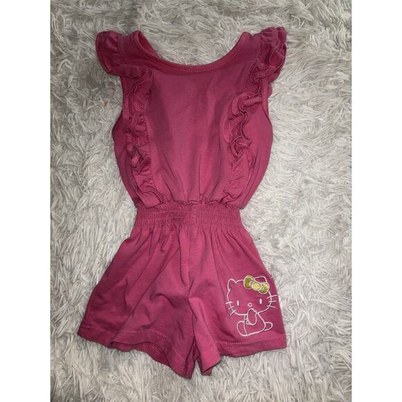 Hello Kitty Girls Sz. 3T Pink Sleeveless Romper. Adorable, Fun - Picture 1 of 7